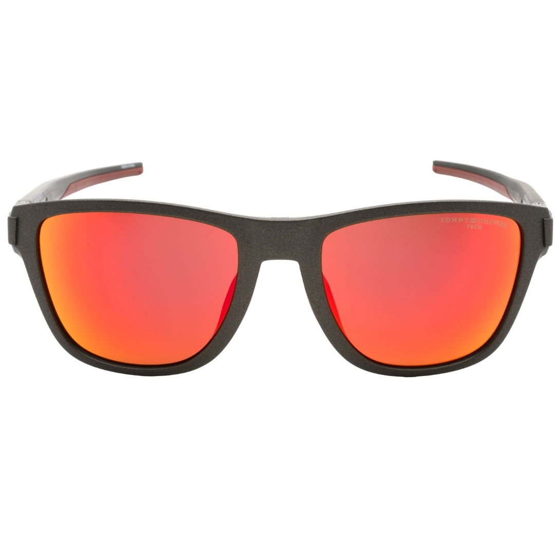 Tommy Hilfiger Red ML HC Lens Metal Grey Sunglasses One Size