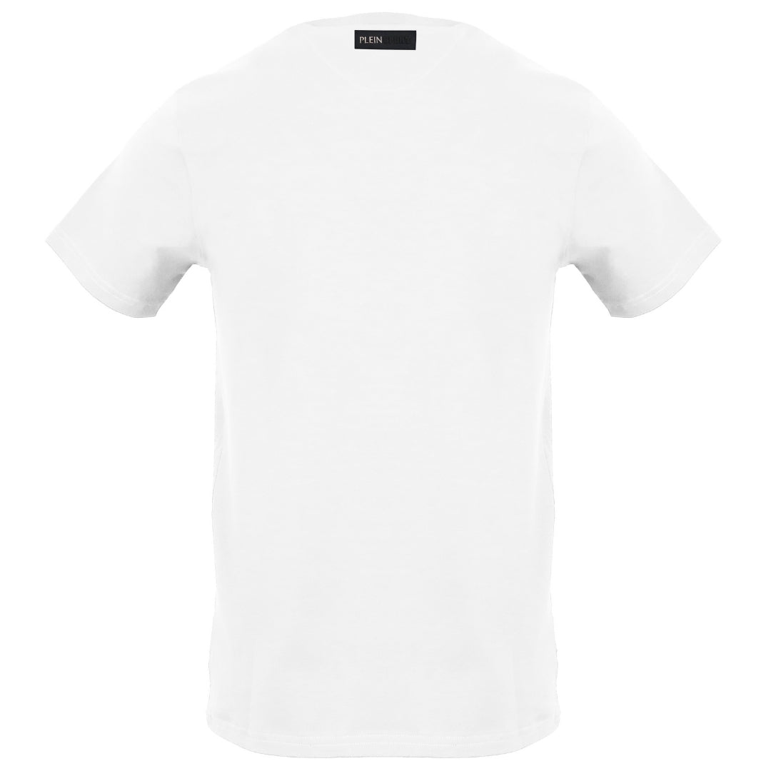Plein Sport Large Tiger Scratch Logo White T-Shirt M