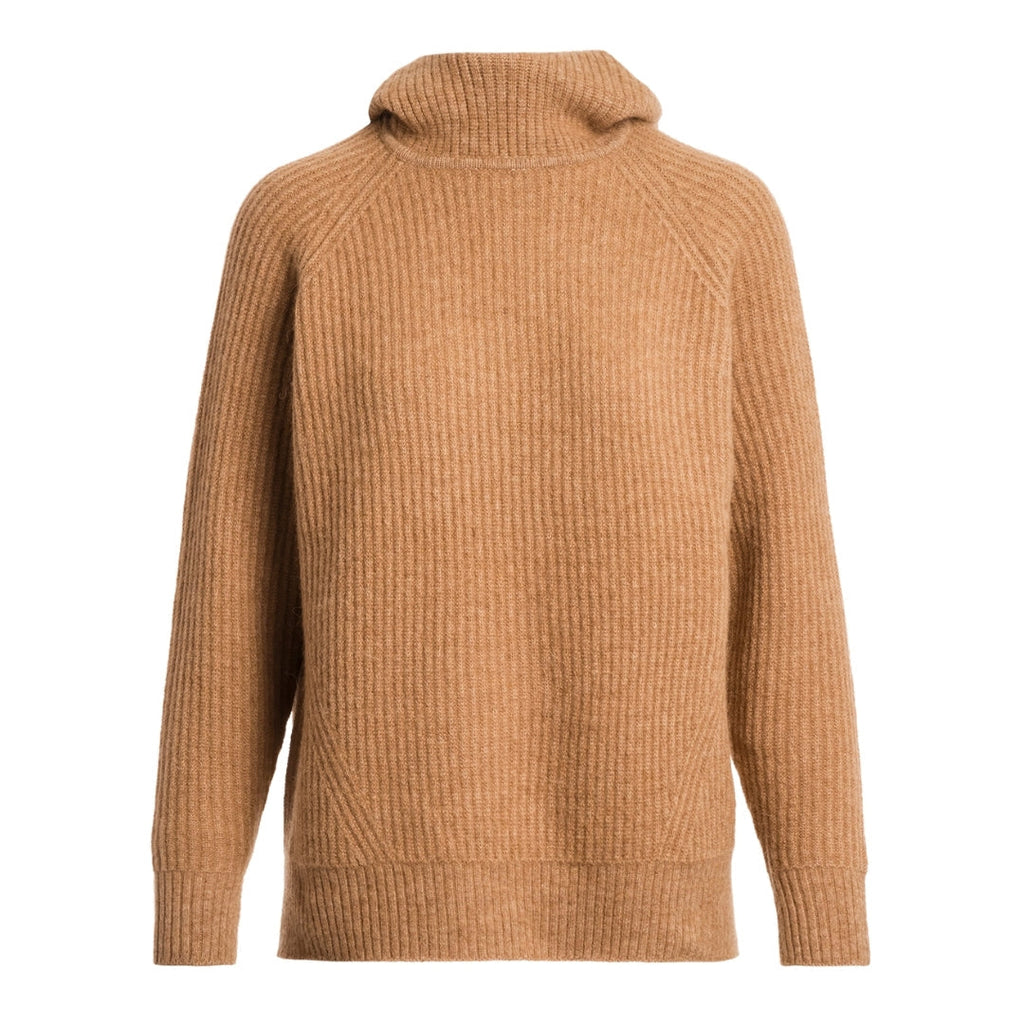 Parajumpers TORY PWKNAP33 508 CAMEL Knitted Hoodie Comfort Fit Womens S