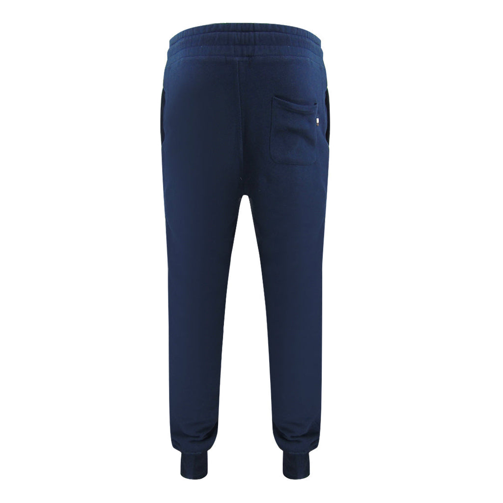 Aquascutum Active Basic Rib Track Pant Navy Tr001 11 Navy Blue Sweatpants Male - Style Centre Wholesale