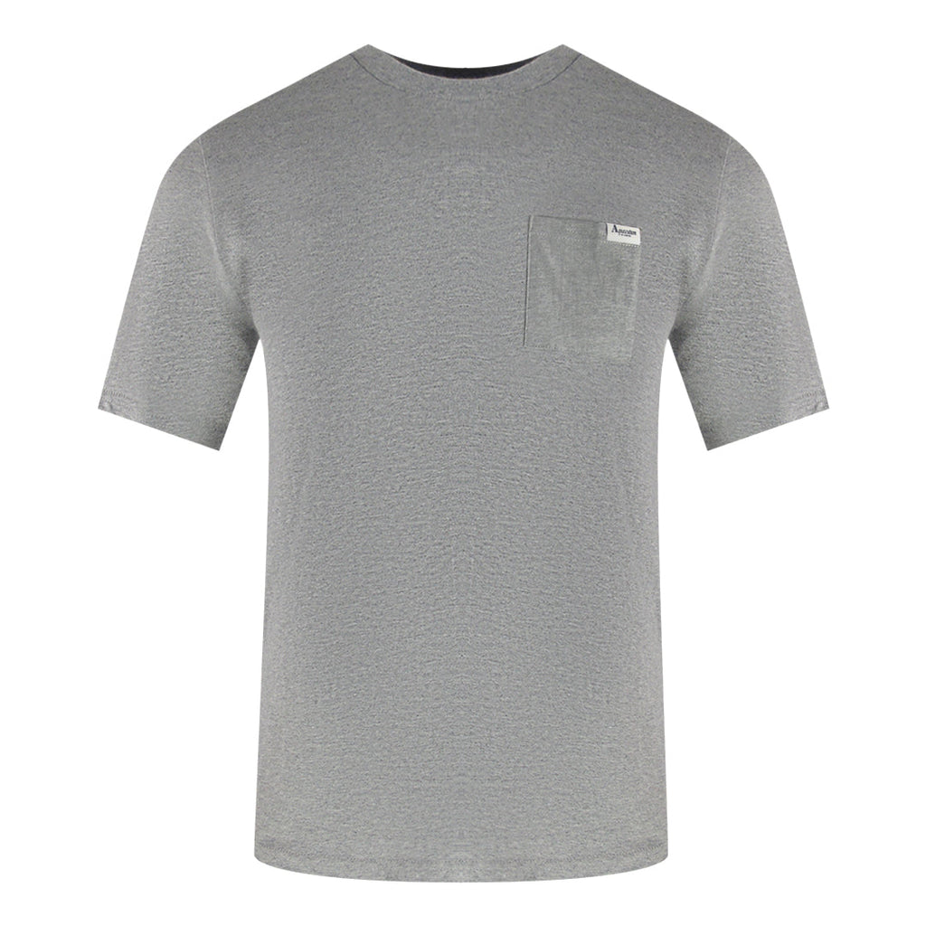 Aquascutum Active Small Pocket Light Grey T-Shirt TS007 05