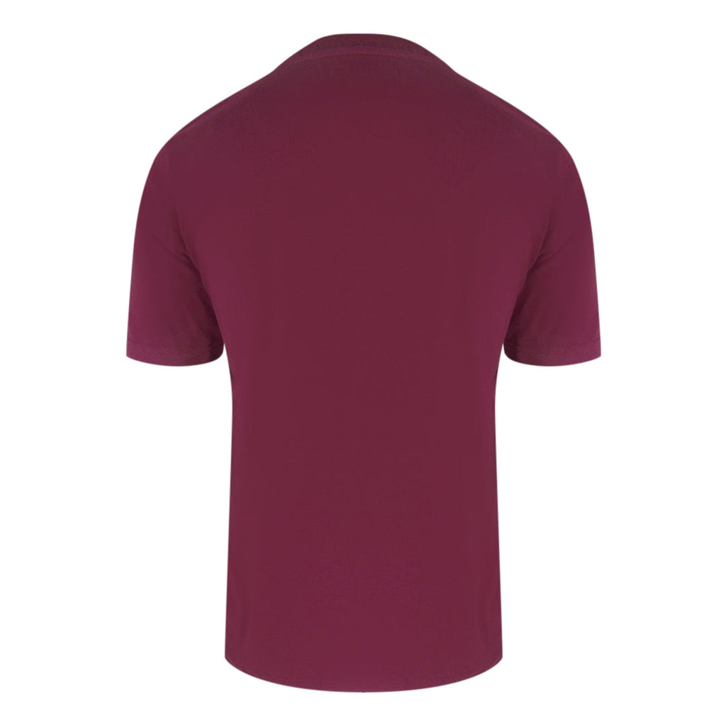 Aquascutum Active Small Pocket Burgundy T-Shirt TS007 26
