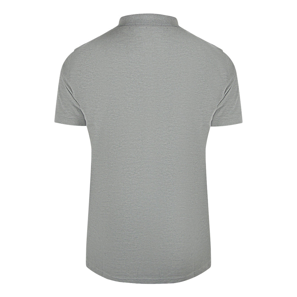 Cavalli Class Taped Shoulders Grey Polo Shirt TXT64D KB002 05014