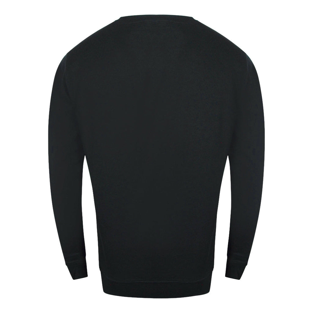 Cavalli Class Txt66B Cf050 05051 Black Round Neck Sweatshirt Mens - Style Centre Wholesale