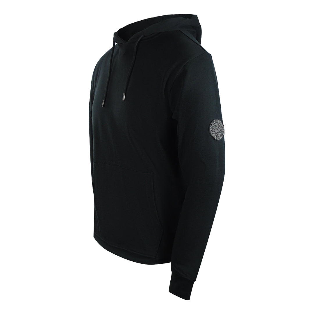 Cavalli Class Txt68I Cf050 05051 Black Hoodie Sweatshirt Mens - Style Centre Wholesale