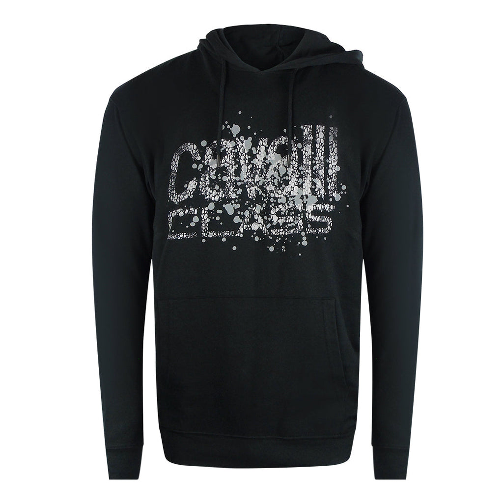 Cavalli Class Txt68L Cf050 05051 Black Hoodie Sweatshirt Mens - Style Centre Wholesale