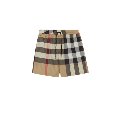 Burberry Check Swim Shorts Archive Beige