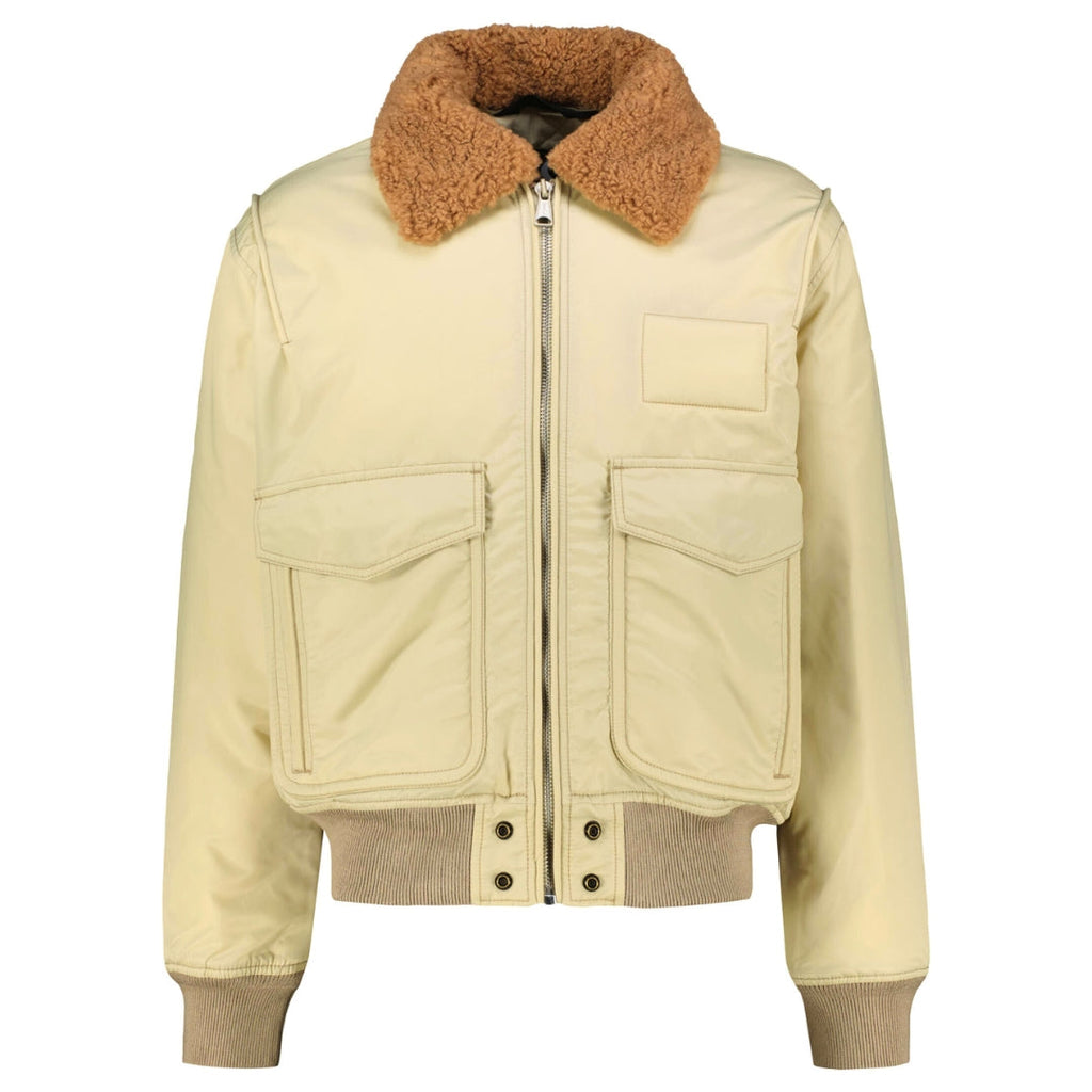 Diesel W-Carlo-NW Tidal Foam Cream Jacket  W-CARLO-NW GIACCA A070240KAUX 1AE