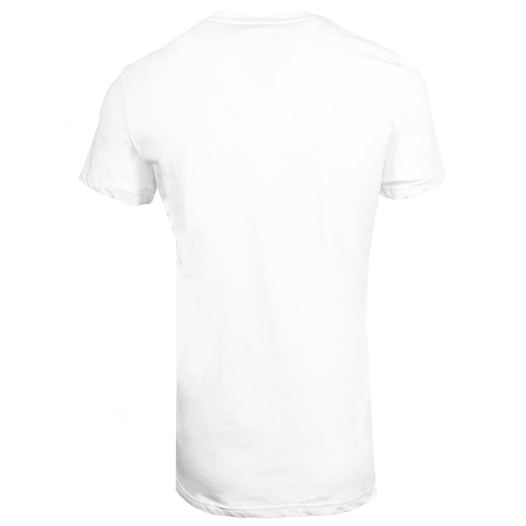 Balmain Logo Print White T Shirt