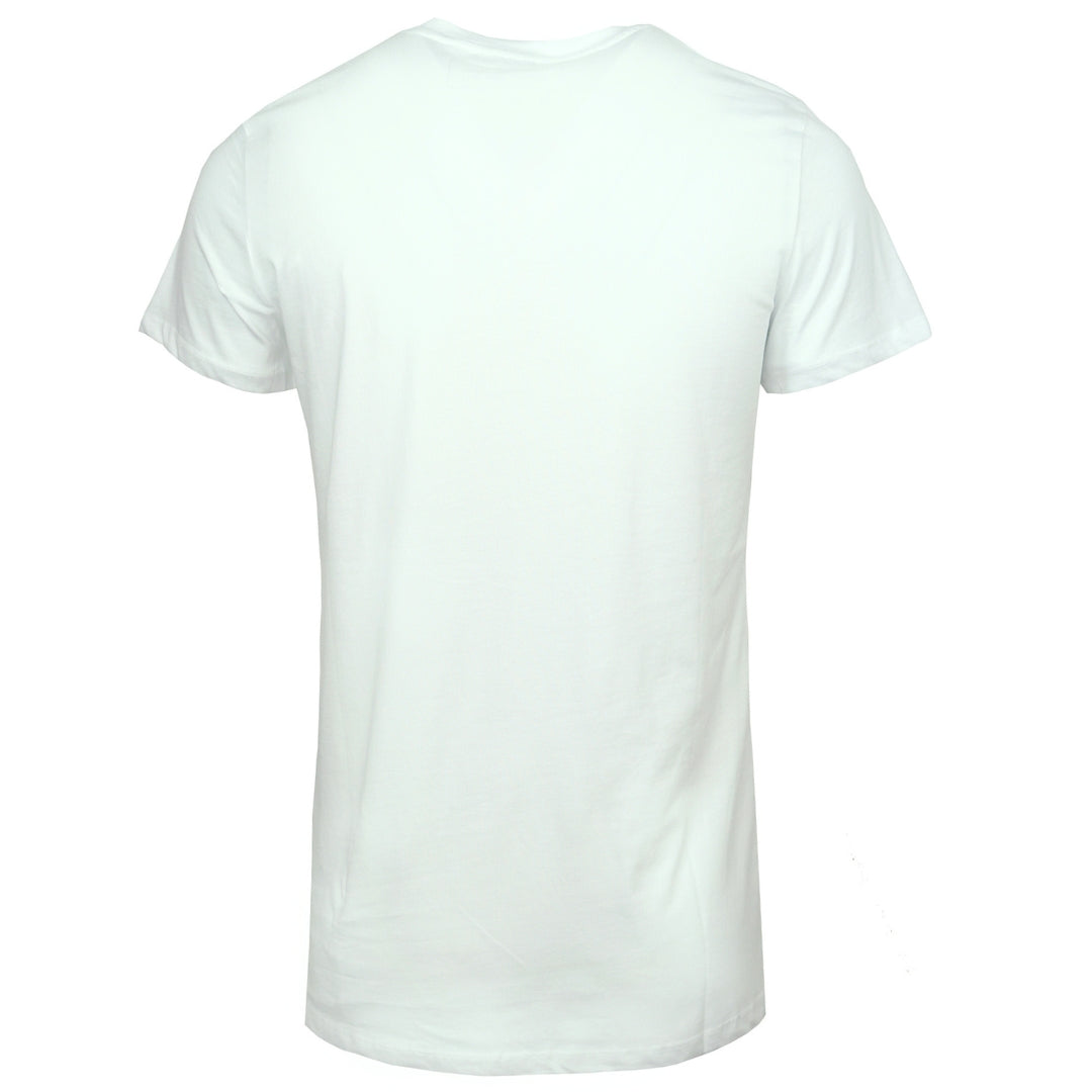 Balmain Circular Logo White T Shirt