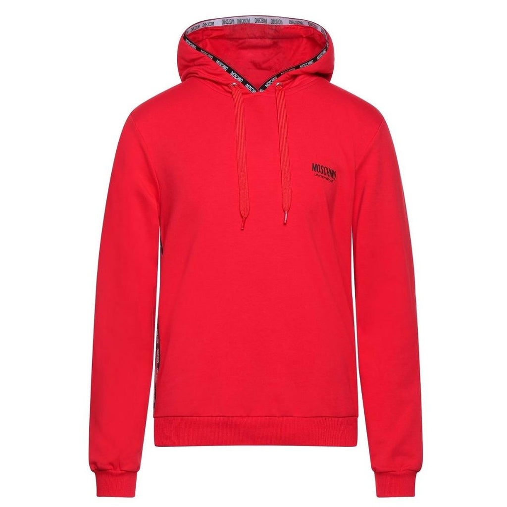 Moschino Brand Taped Hood Red Hoodie A1708 8111 0113