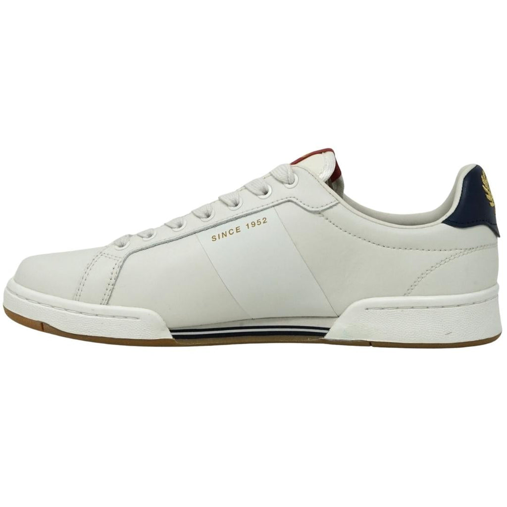 Fred Perry B1258 162 White Leather Trainers