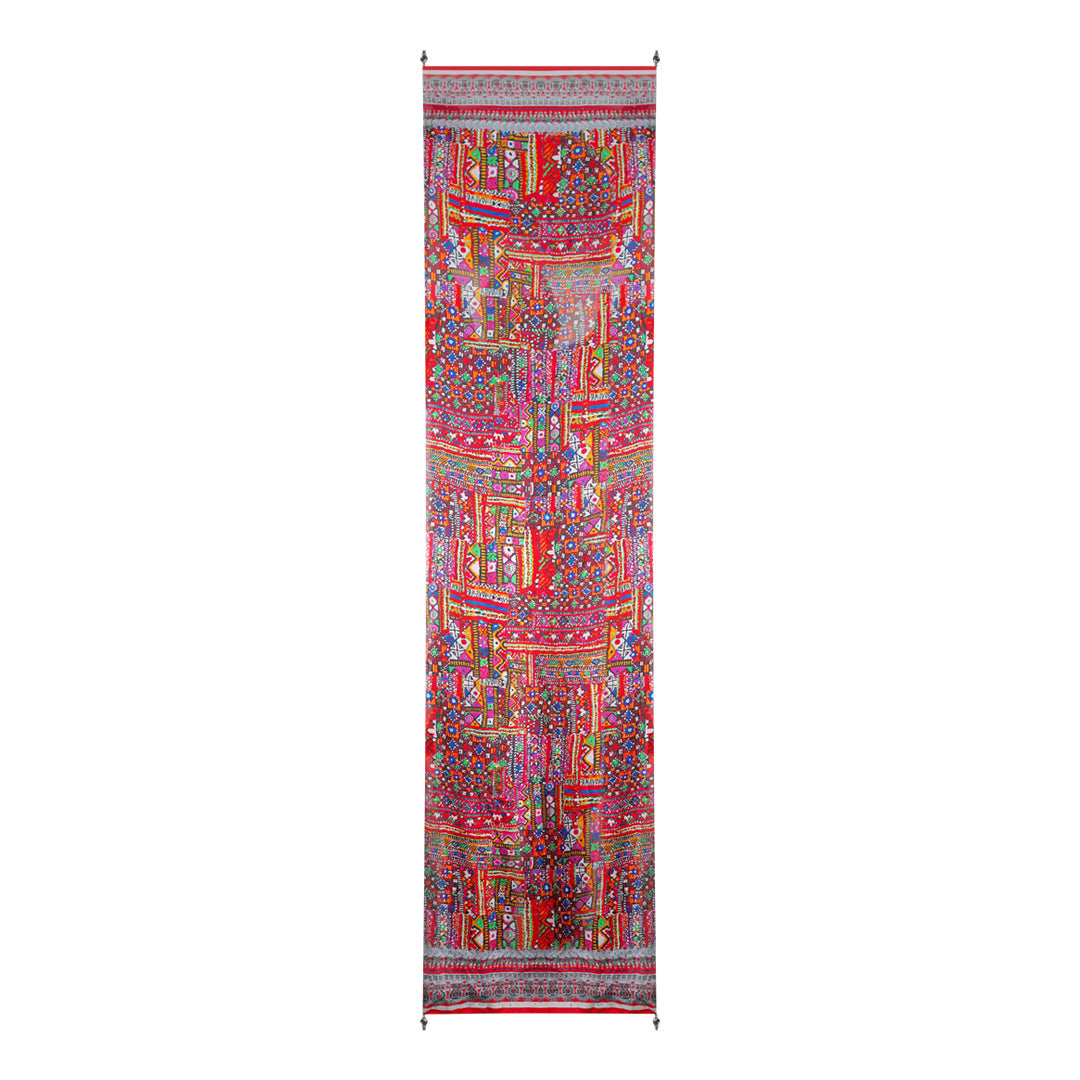 Inoa Banjara 12003 Multicoloured Long Rectangular Scarf