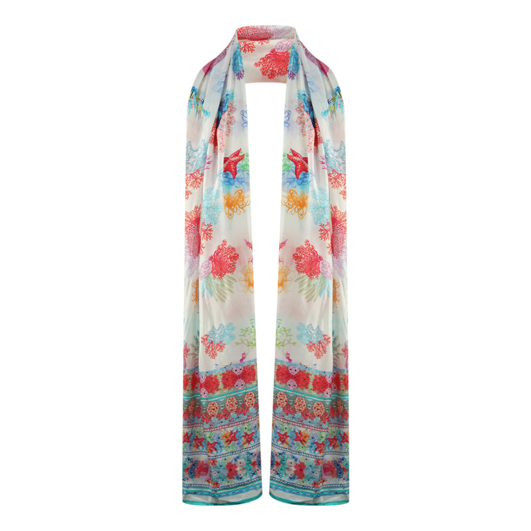 Inoa Bonaire Reef 1202116 Multicoloured Long Rectangular Scarf
