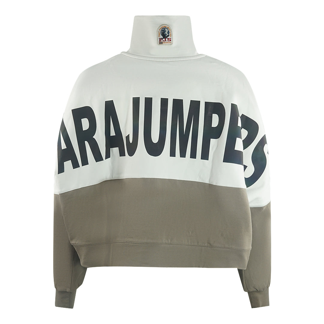 Parajumpers Borea Brown Zip Up Sweater Borea 776505