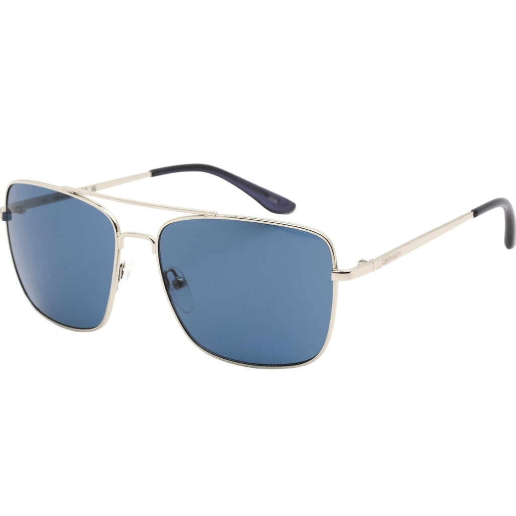 Calvin Klein Metal Framed Silver Sunglasses CK19136S 045
