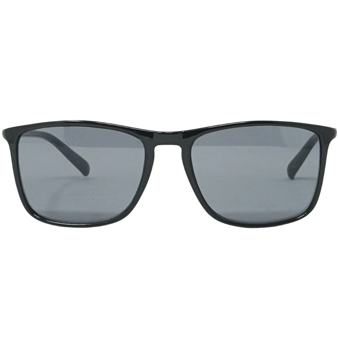 Calvin Klein Solid Smoke Lens Shiny Black Sunglasses Ck20524S 001