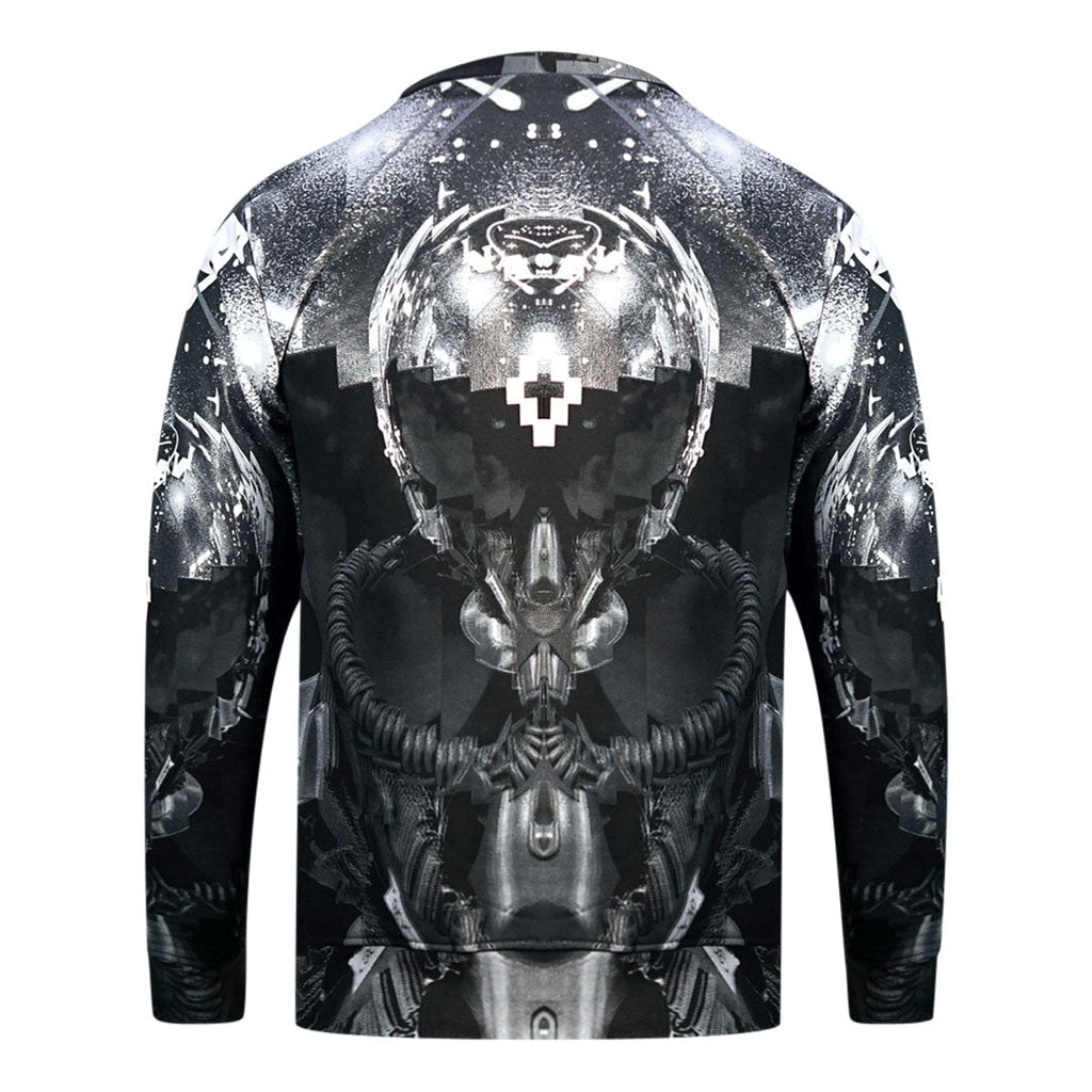 Marcelo Burlon Graphic Motif Black Jumper CMBA005F15002051 1001