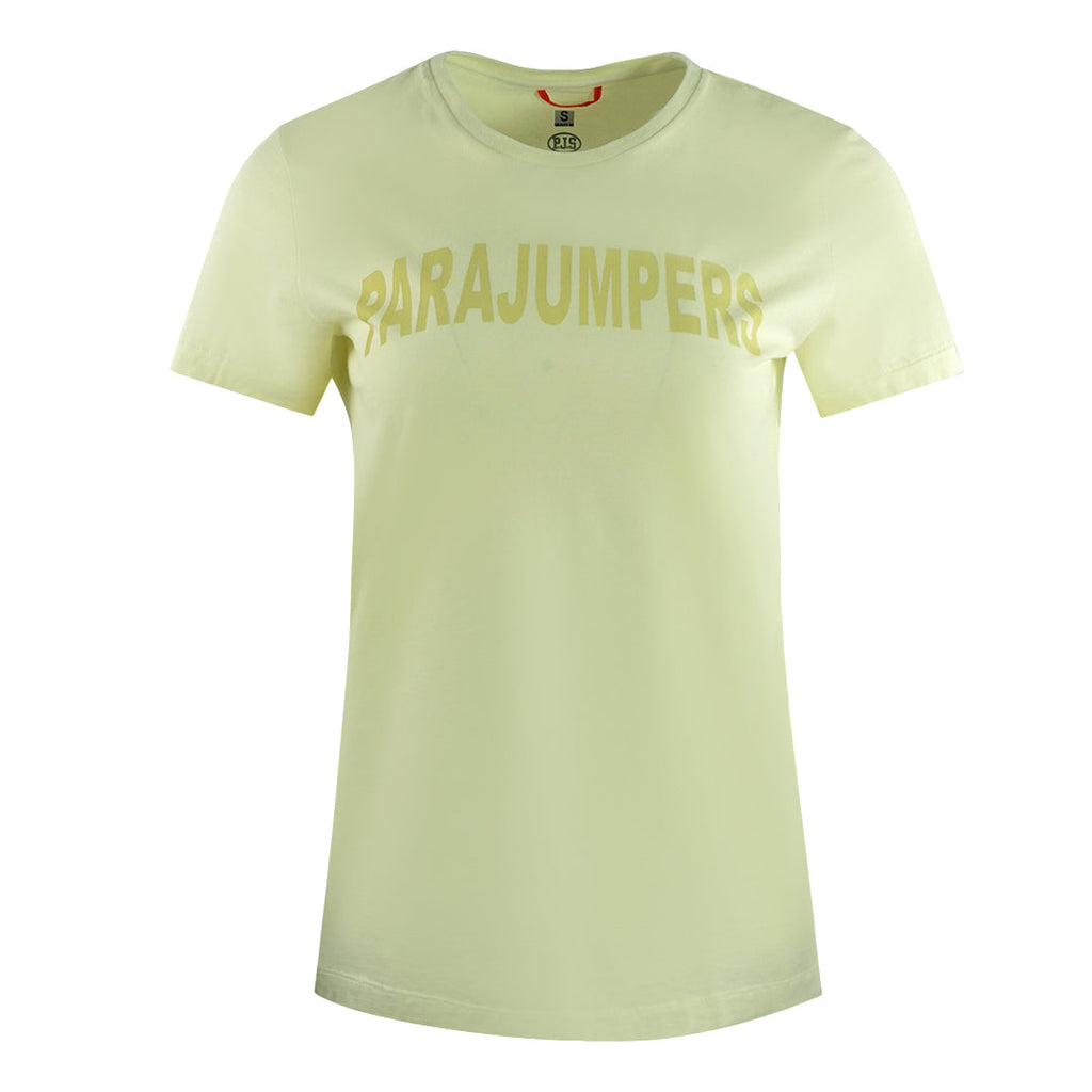Parajumpers Cristie Brand Logo Tender Yellow TShirt Cristie 746