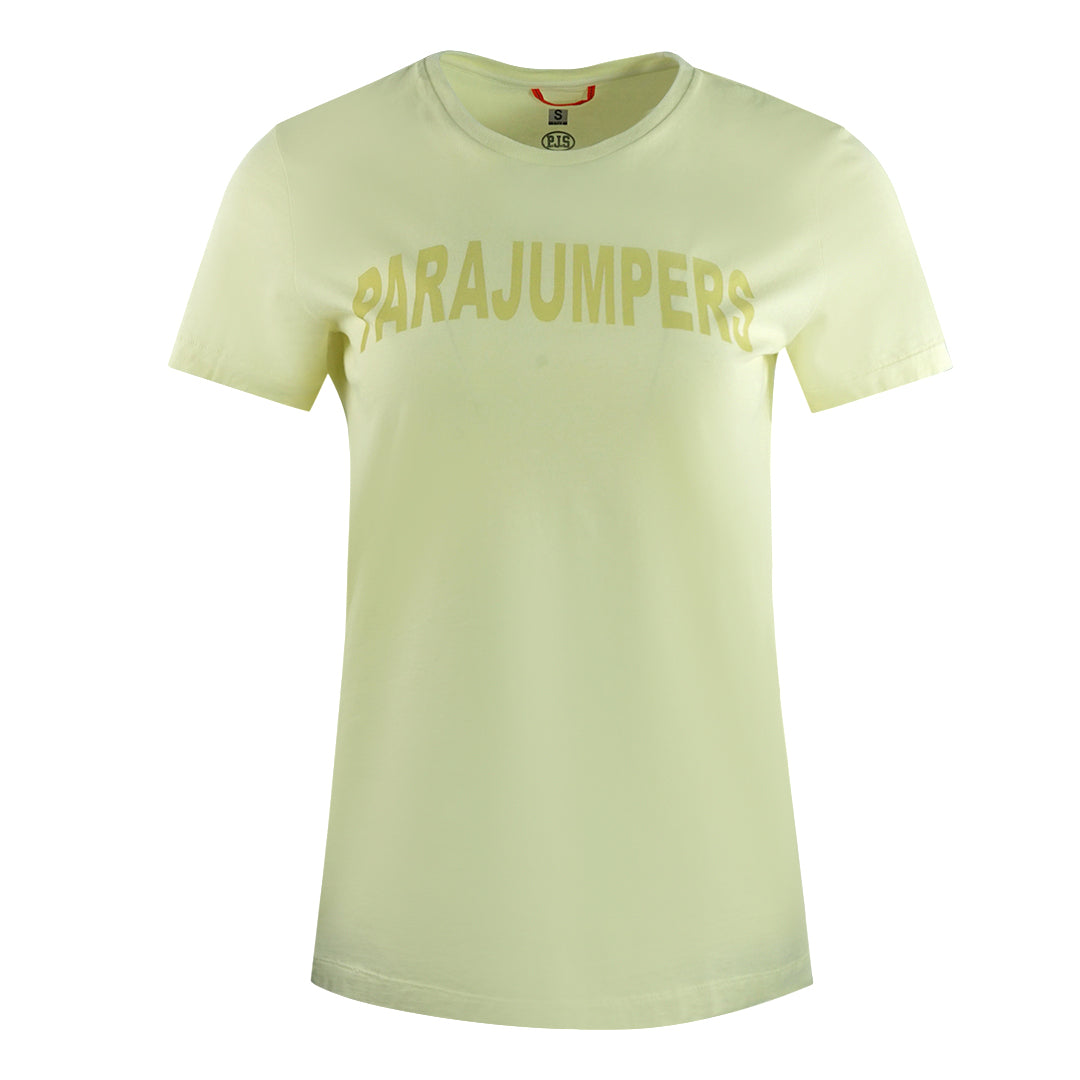 Parajumpers Cristie Brand Logo Tender Yellow TShirt Cristie 746
