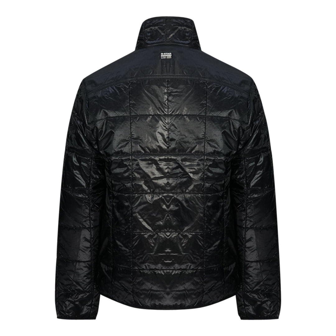 G Star Lightweight Quilted Black Jacket