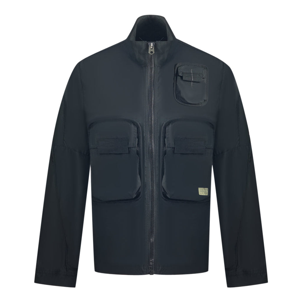 G Star Bound Pocket Track Black Bomber Jacket