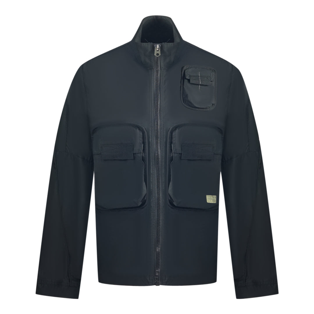 G Star Bound Pocket Track Black Bomber Jacket