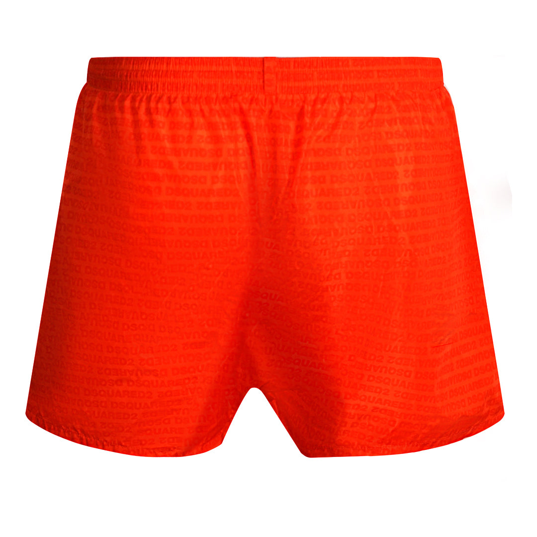 Dsquared2 All Over Design Red Swim Shorts D7B644630 81048