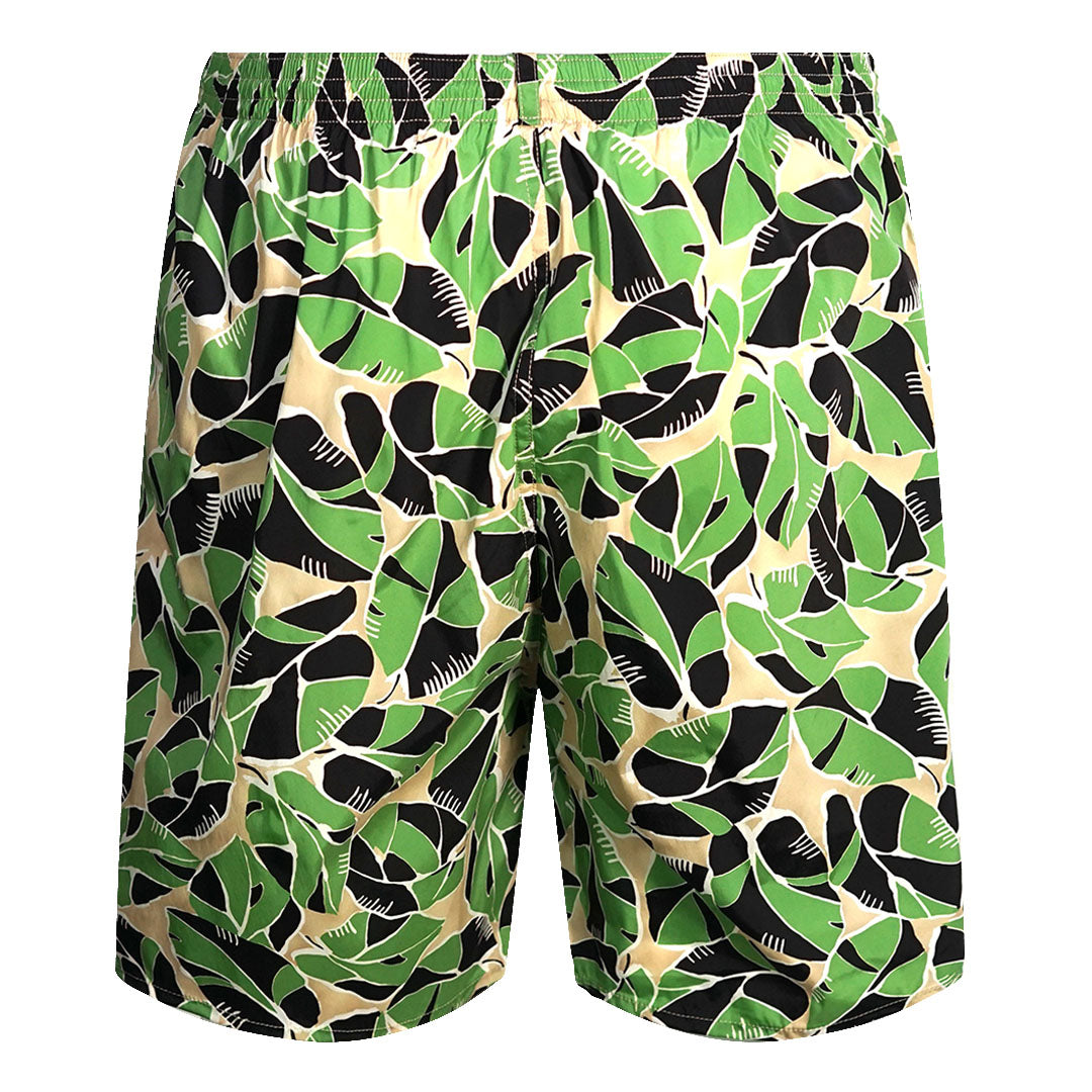 Dsquared2 Leaf Design Green Swim Shorts D7BMB4880 37848
