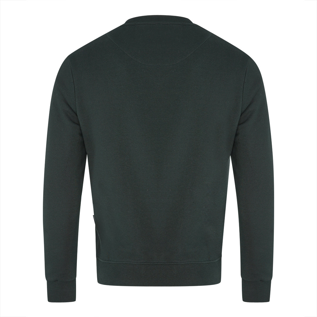 Aquascutum Pixel Aldis Logo Black Sweatshirt FAI001 99