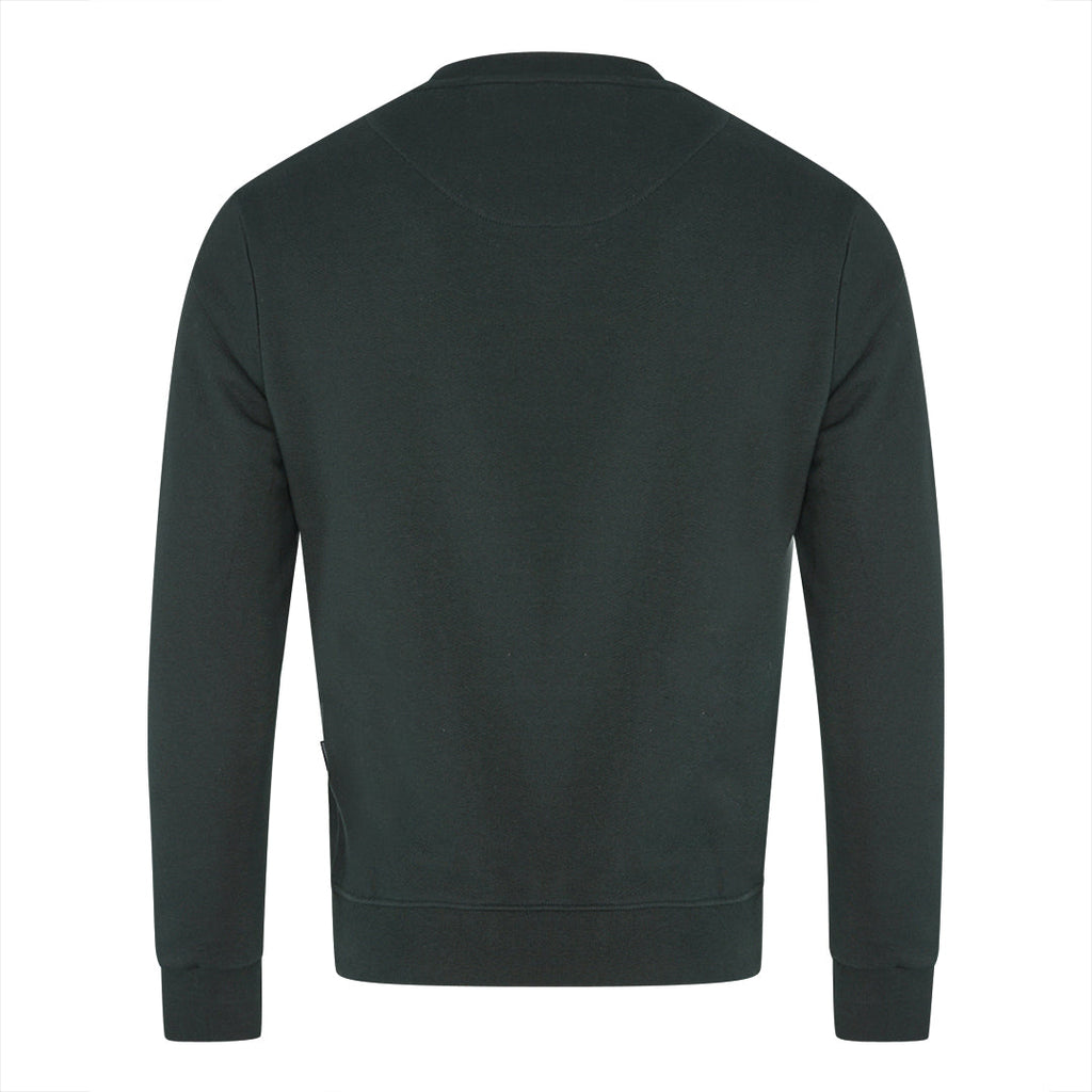 Aquascutum Pixel Aldis Logo Black Sweatshirt FAI001 99