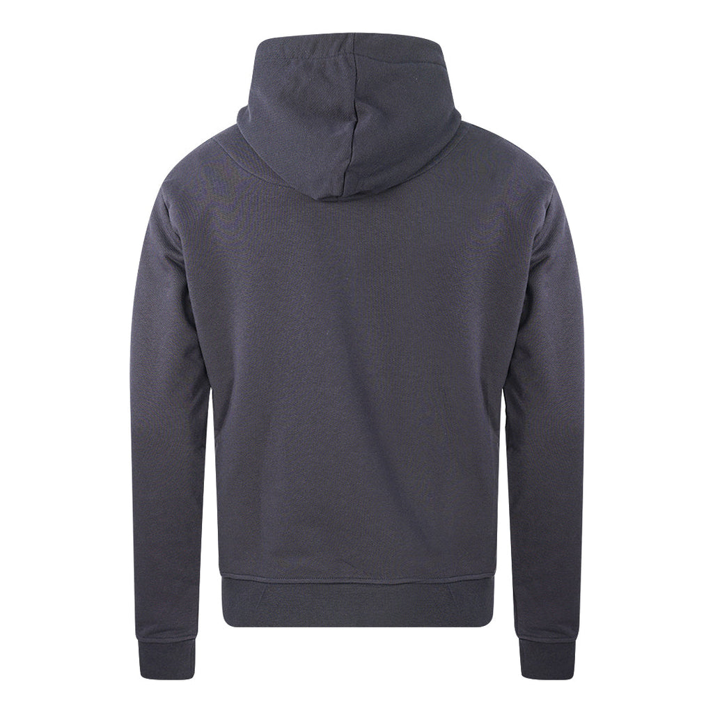 Aquascutum Triple Lion Check Logo Navy Hoodie