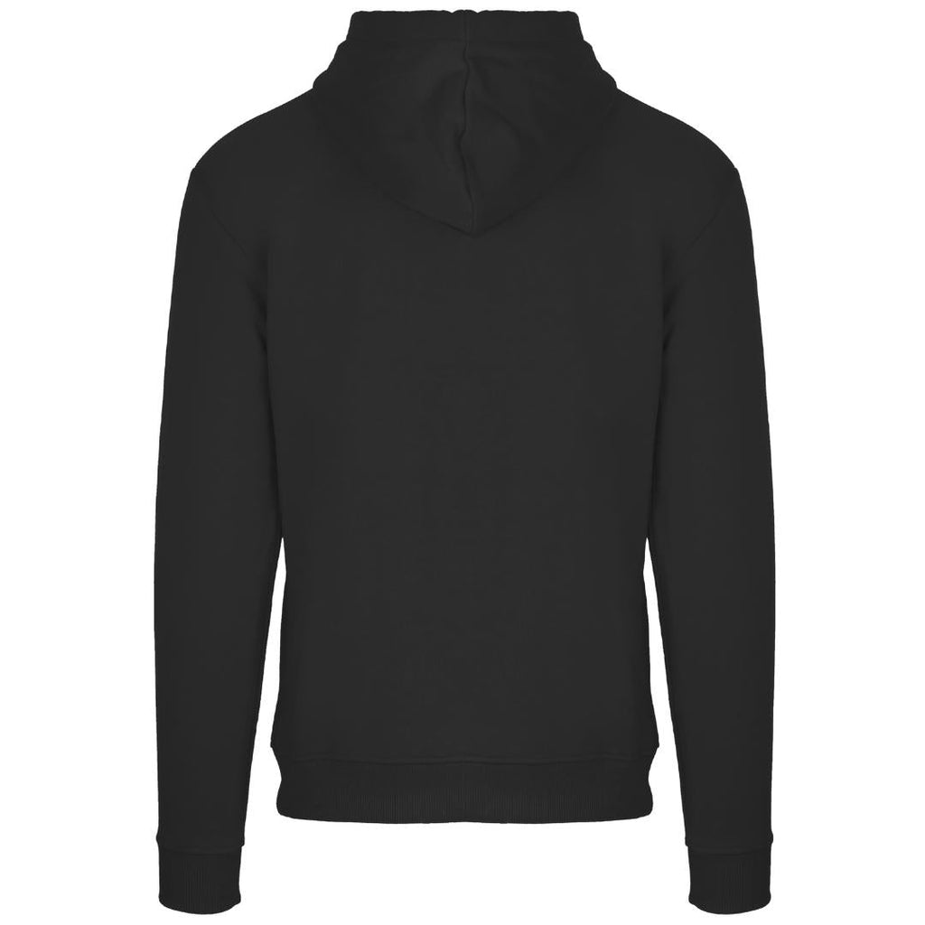 Aquascutum Aldis Emblem Logo Black Hoodie