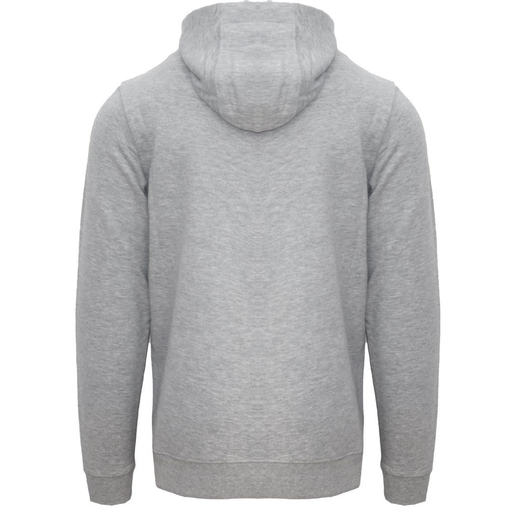 Aquascutum Classic Embossed Signature Logo Grey Zip Up Hoodie