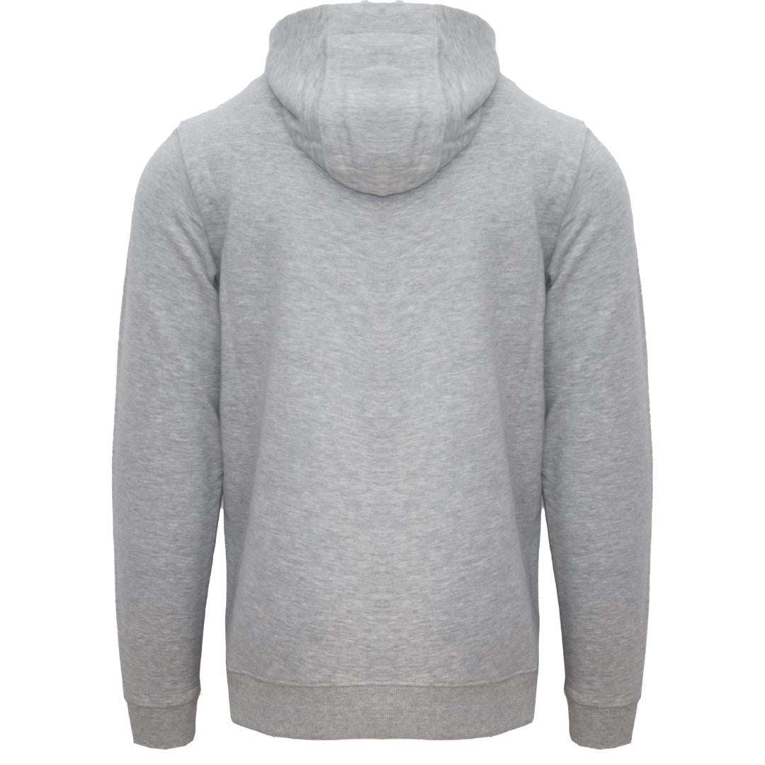 Aquascutum Classic Embossed Signature Logo Grey Zip Up Hoodie