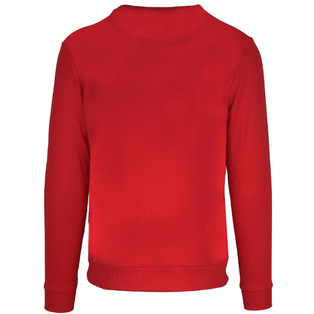 Aquascutum Bold London Logo Red Sweatshirt FGIA31