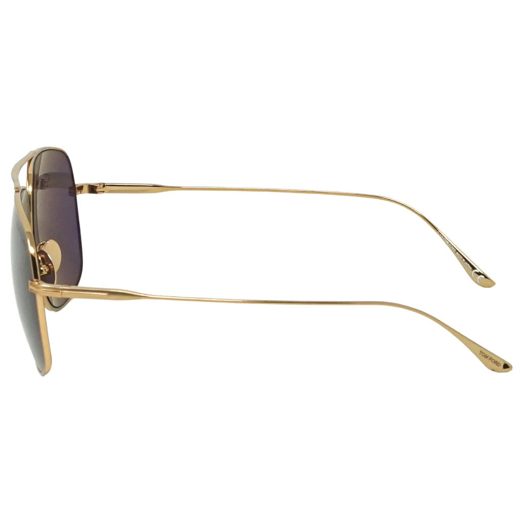 Tom Ford John 02 Ft0746 30A Gold Sunglasses