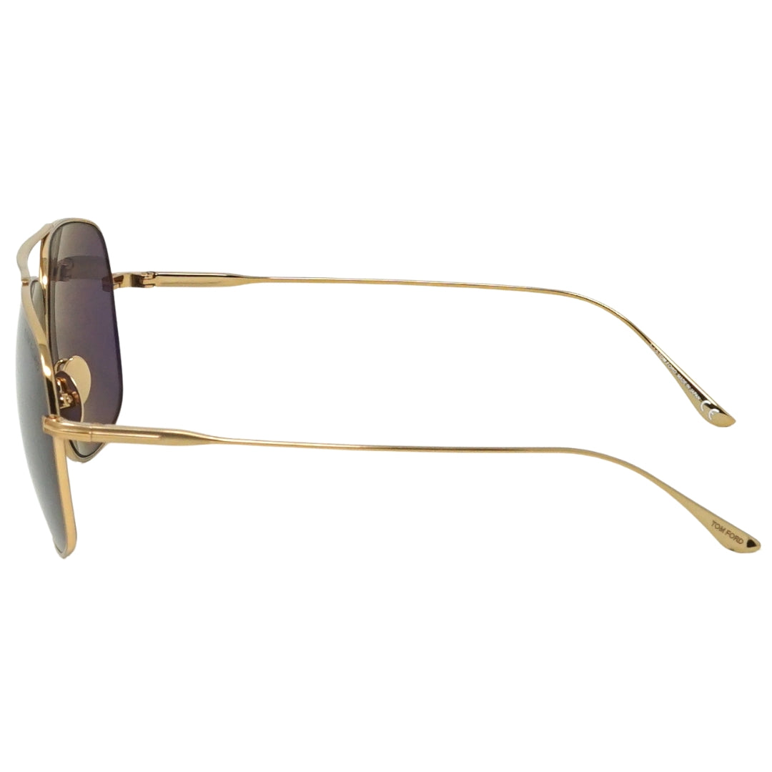 Tom Ford John 02 Ft0746 30A Gold Sunglasses