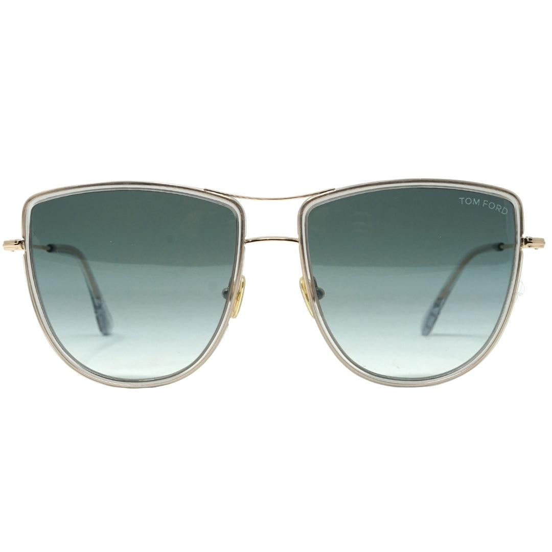 Tom Ford Tina Ft0759 28B Rose Gold Sunglasses