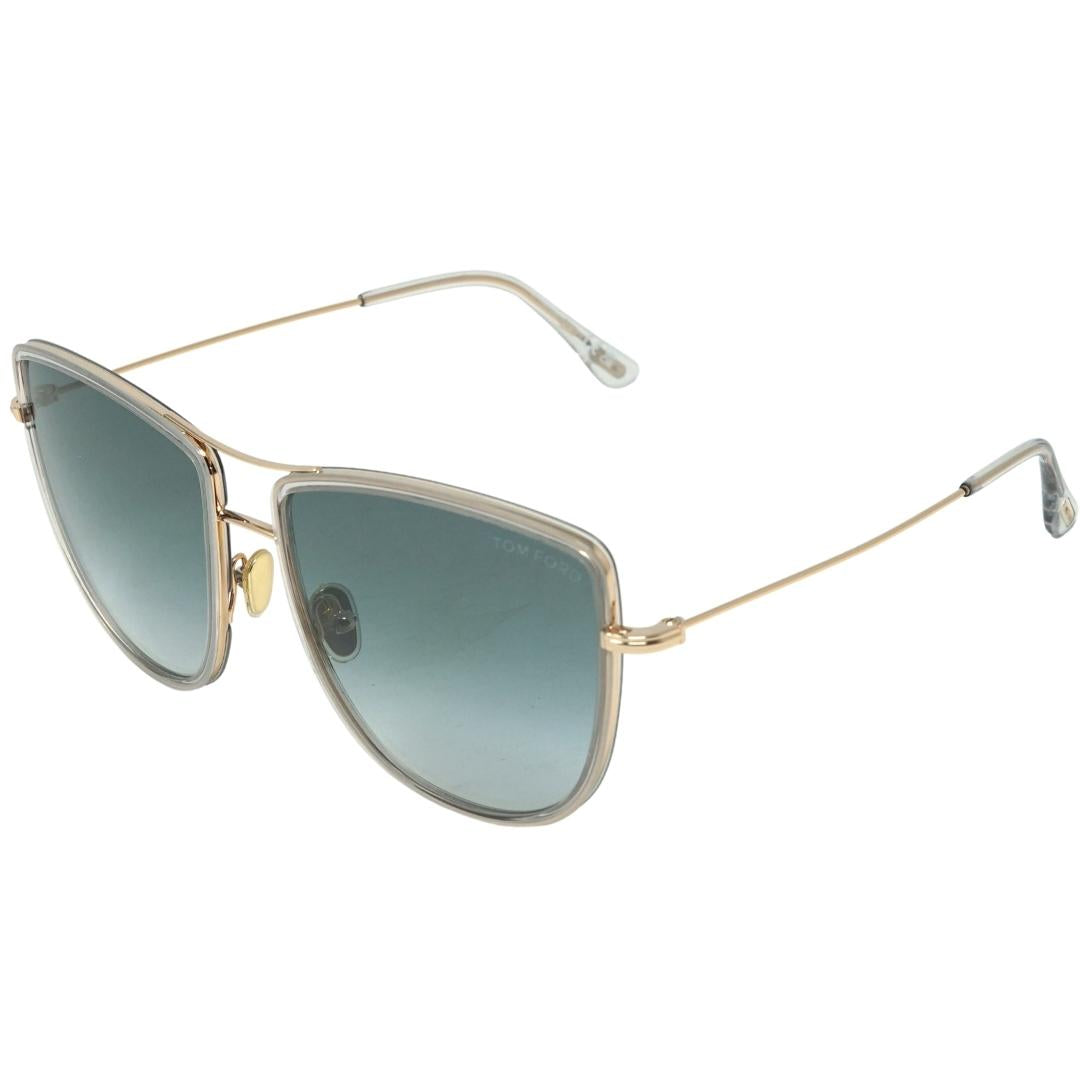 Tom Ford Tina Ft0759 28B Rose Gold Sunglasses