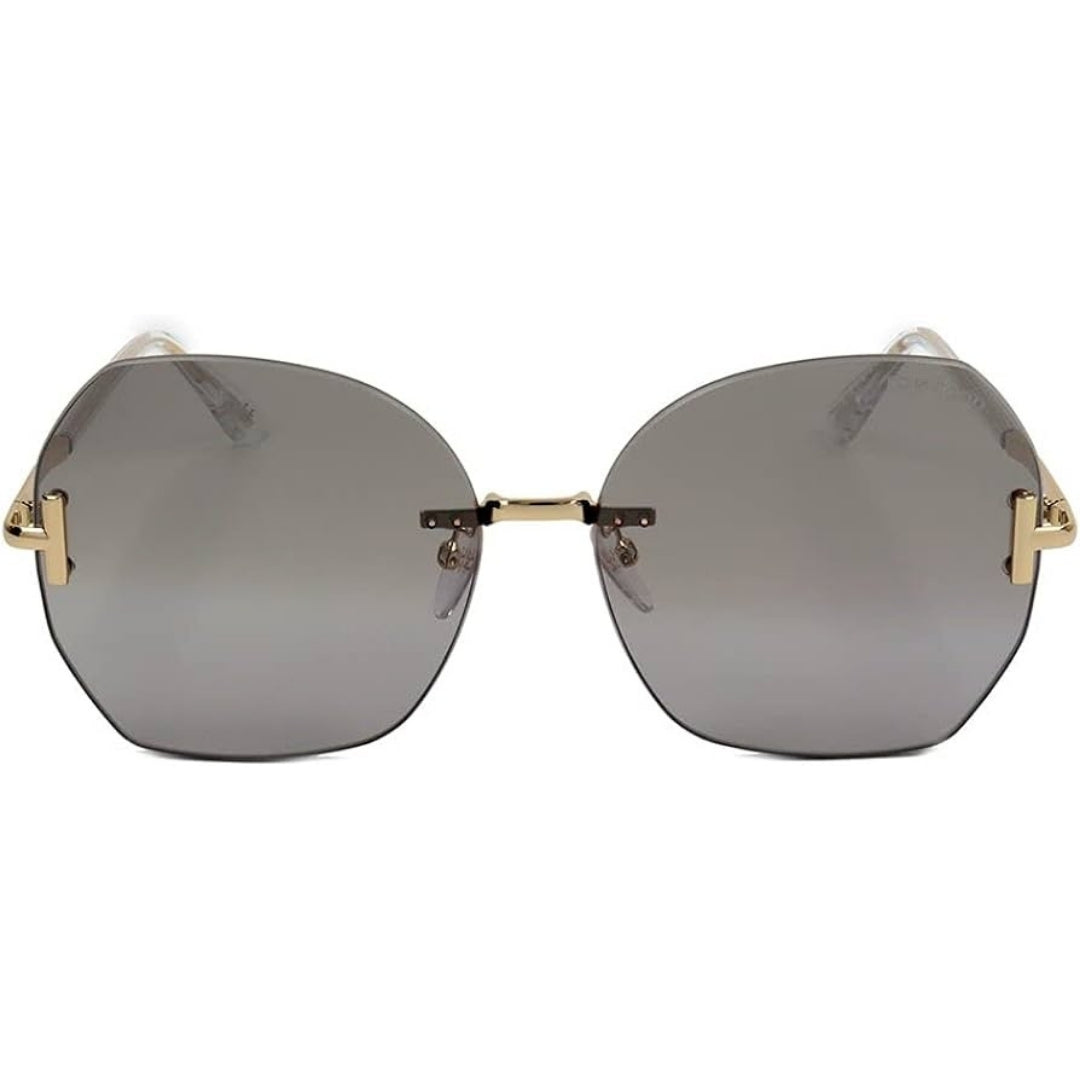 Tom Ford Ft0810 K 32C Asian Fit Gold Sunglasses FT0810-K 32C