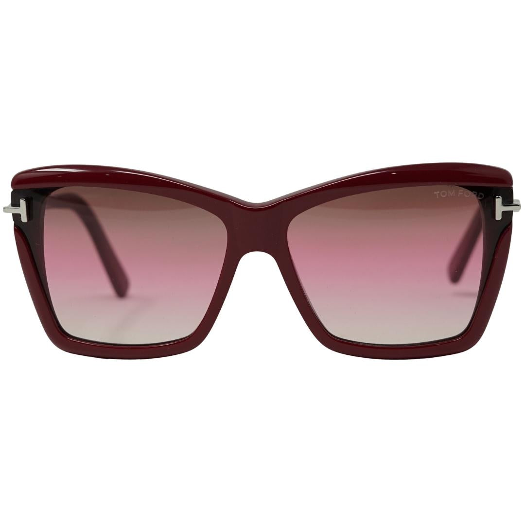 Tom Ford Leah Ft0849 69F Red Sunglasses