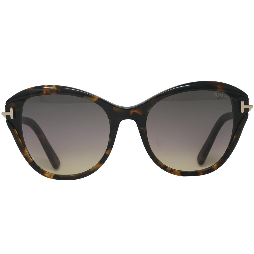 Tom Ford Leigh Ft0850 F 55B Brown Sunglasses