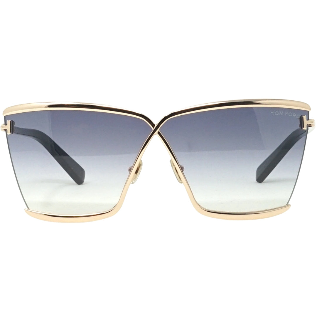 Tom Ford Elle Ft0936 28B Shiny Rose Gold Sunglasses