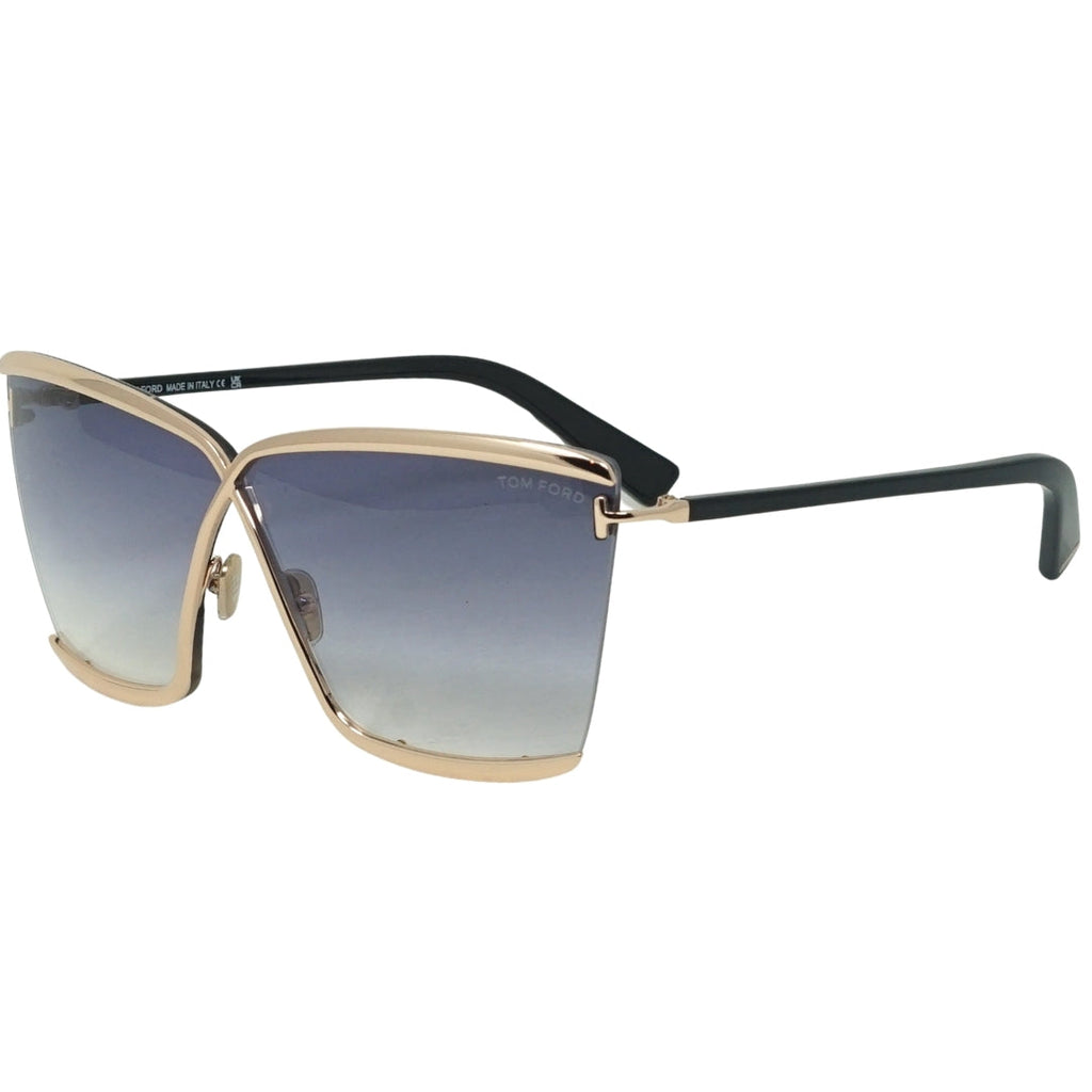 Tom Ford Elle Ft0936 28B Shiny Rose Gold Sunglasses