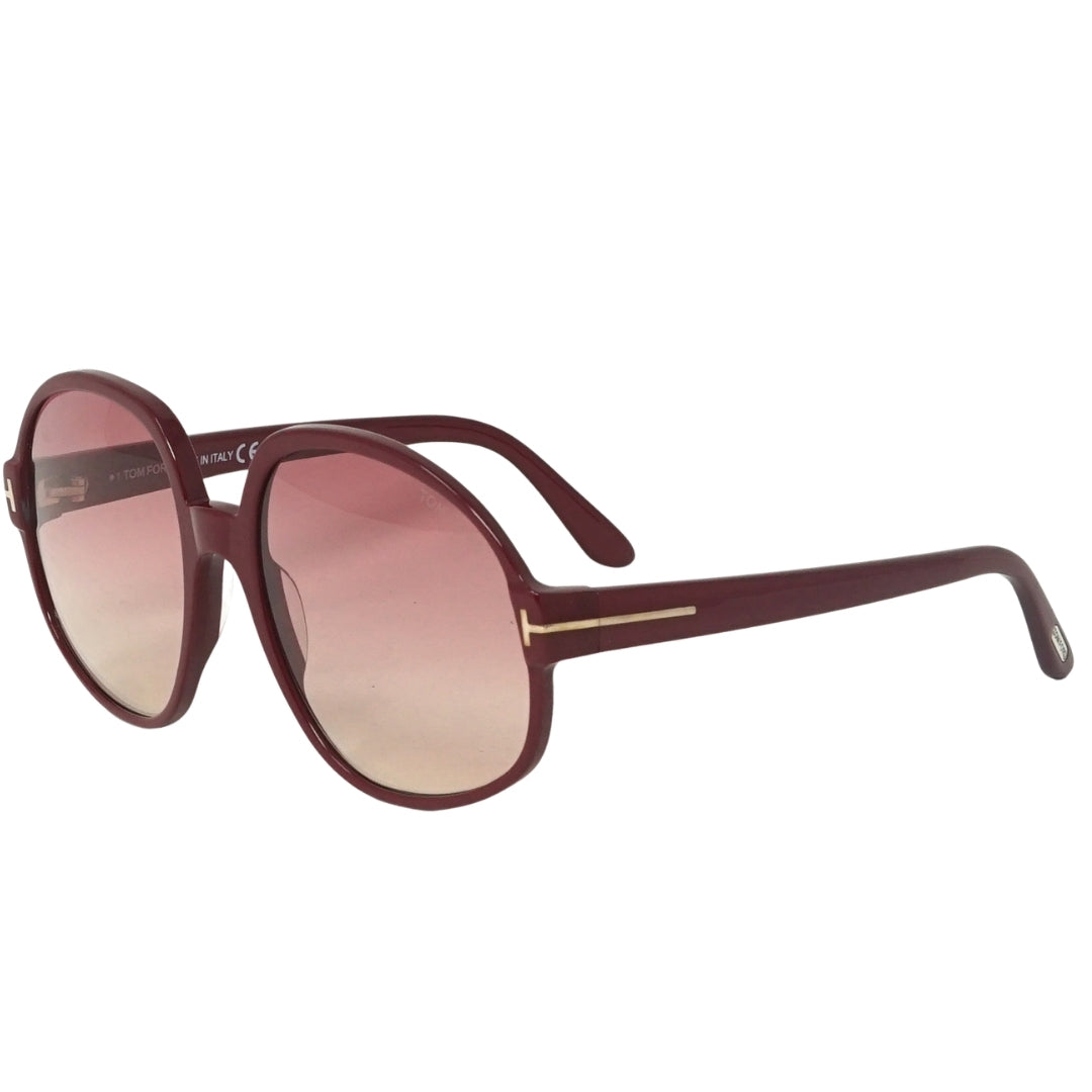 Tom Ford Claude 02 Ft0991 69T Burgundy Sunglasses