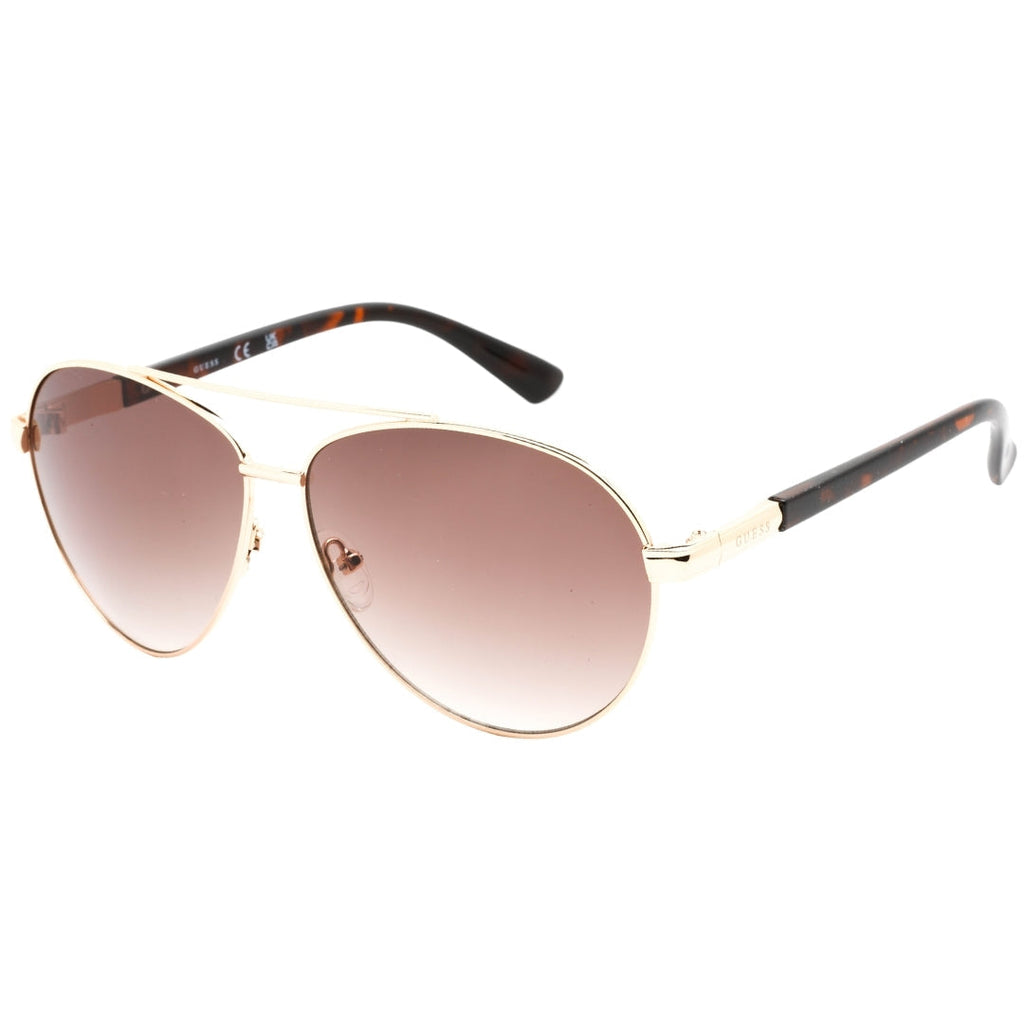 Guess Gf0221 32F Gold Sunglasses GF0221 32F