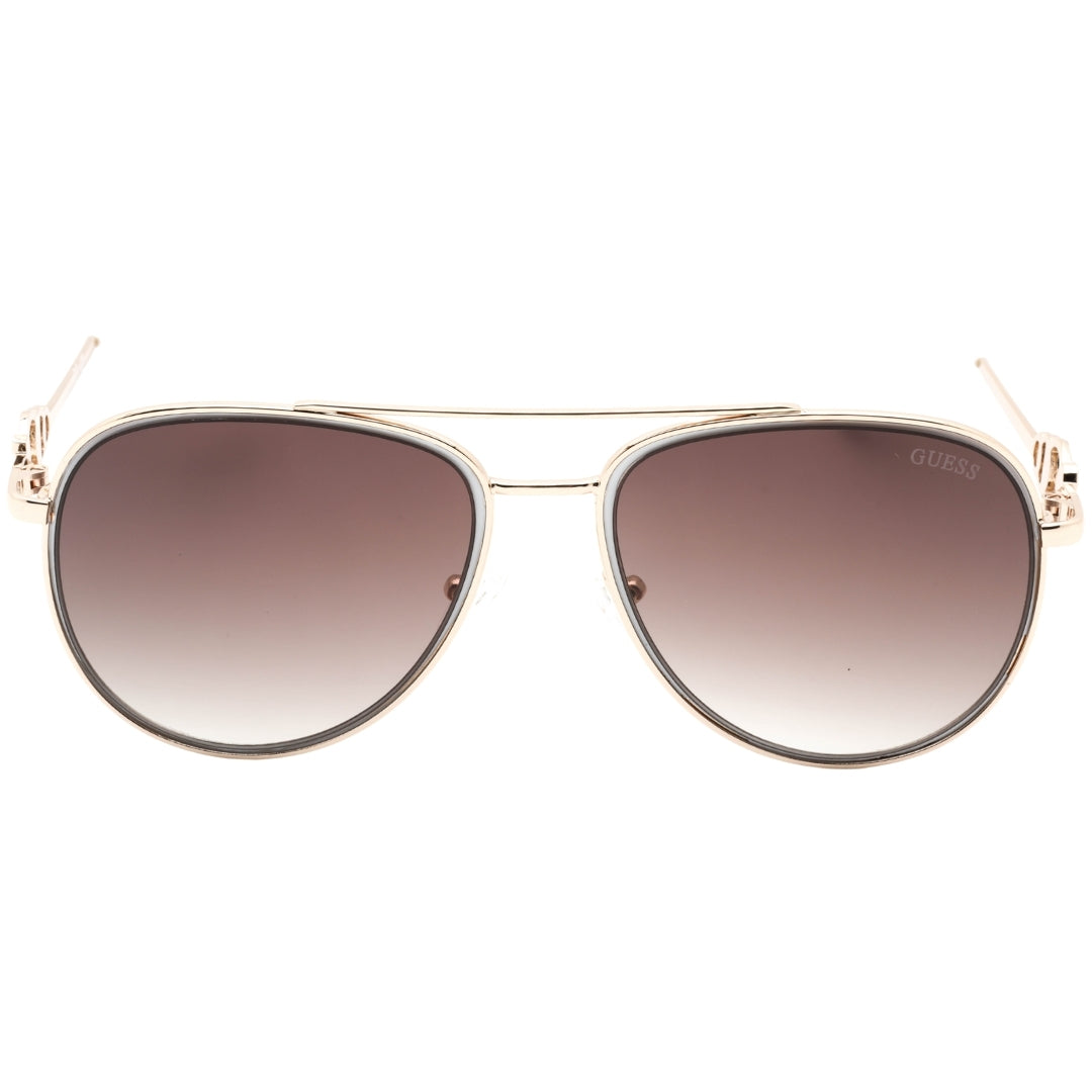 Guess Gf0344 32F Gold Sunglasses GF0344 32F