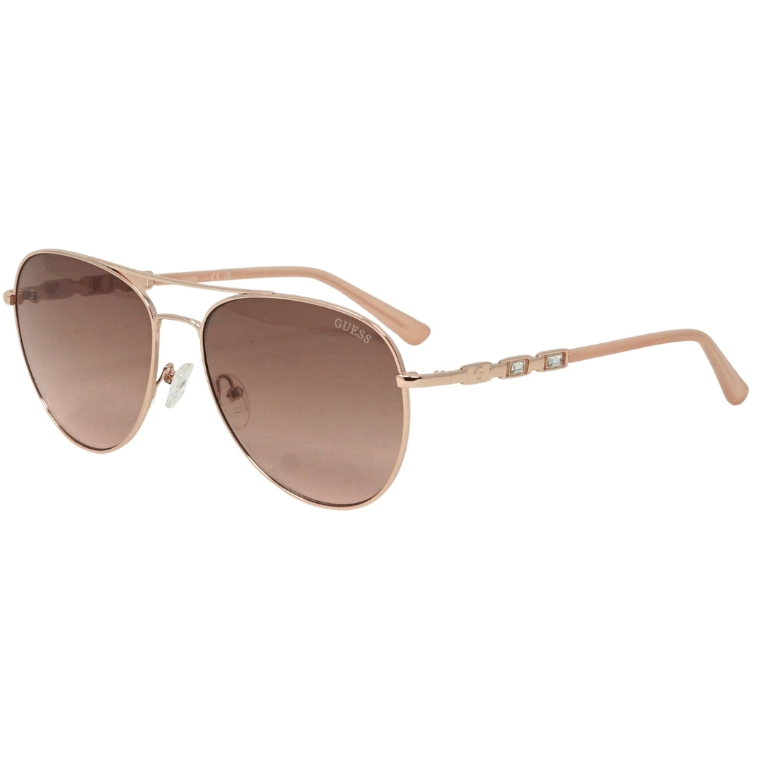 Guess Gf6143 28F Rose Gold Sunglasses Gf6143 28F