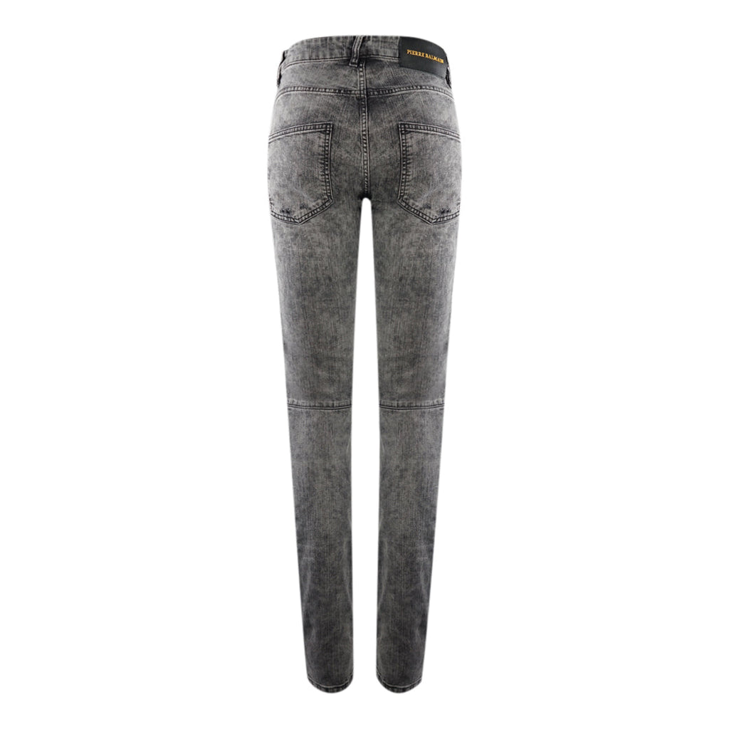 Balmain Hp58202Jr8261 Grey Jeans